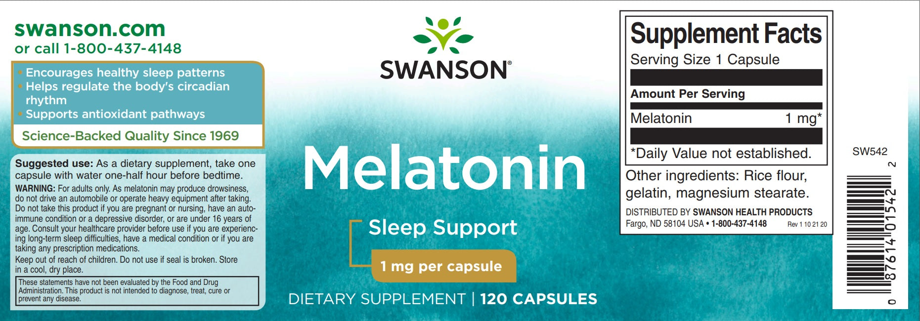 Swanson Melatonin B Atlan