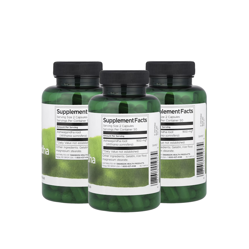 3 pk Fullspektrum Ashwagandha Innhold - Atlan