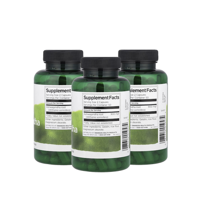 3 pk Fullspektrum Ashwagandha Innhold - Atlan