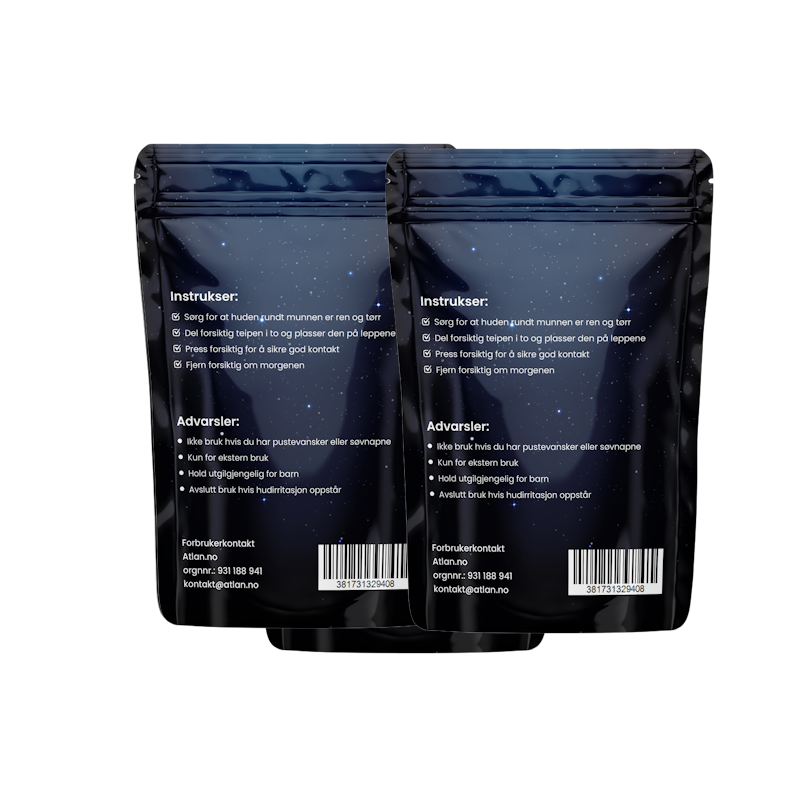 3 pk Munnteip