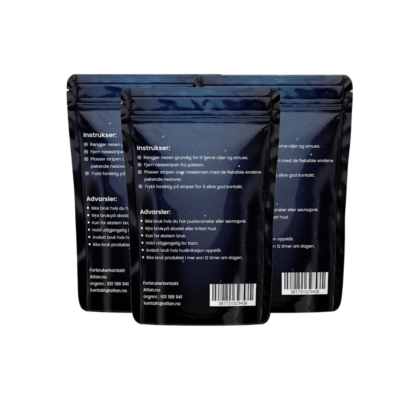 3 pk Nesestrips