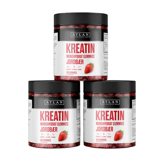 Kreatingummies 3 pk Foran - Atlan