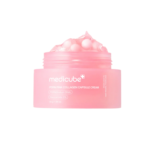PDRN Pink Collagen Capsule Cream Open - Atlan