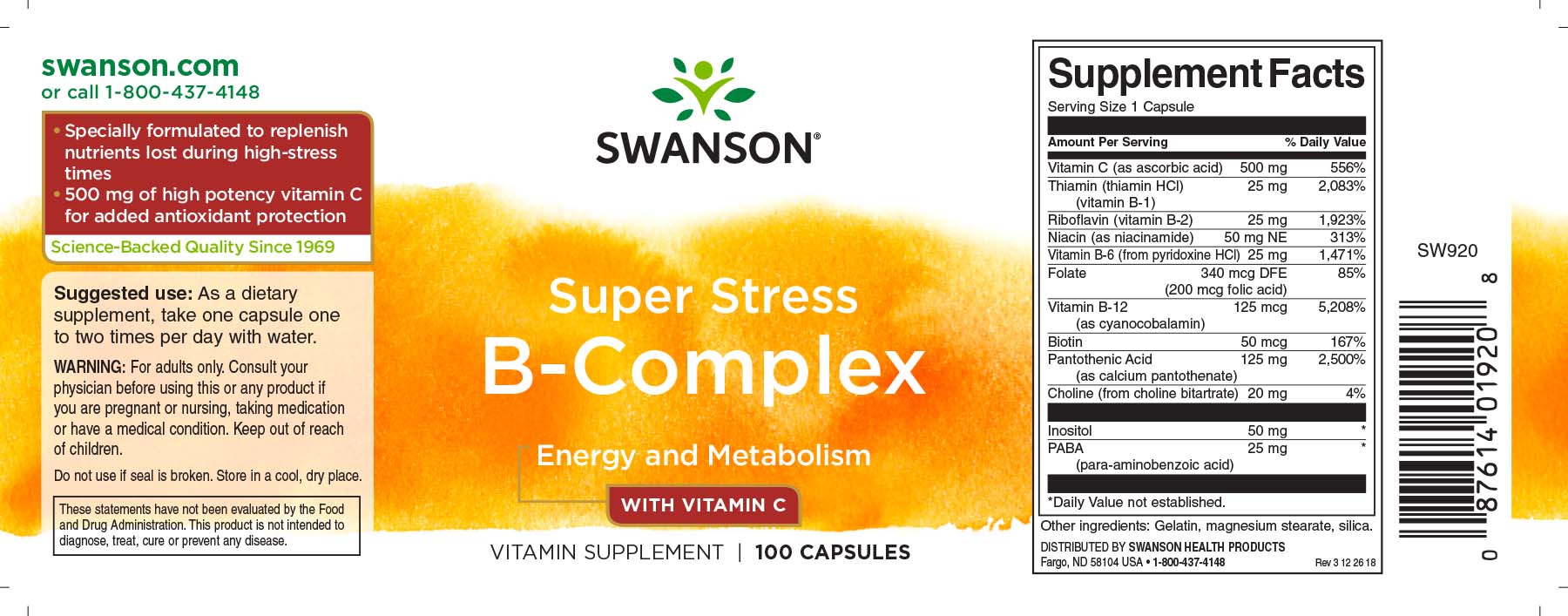 Super Stress B-Complex B