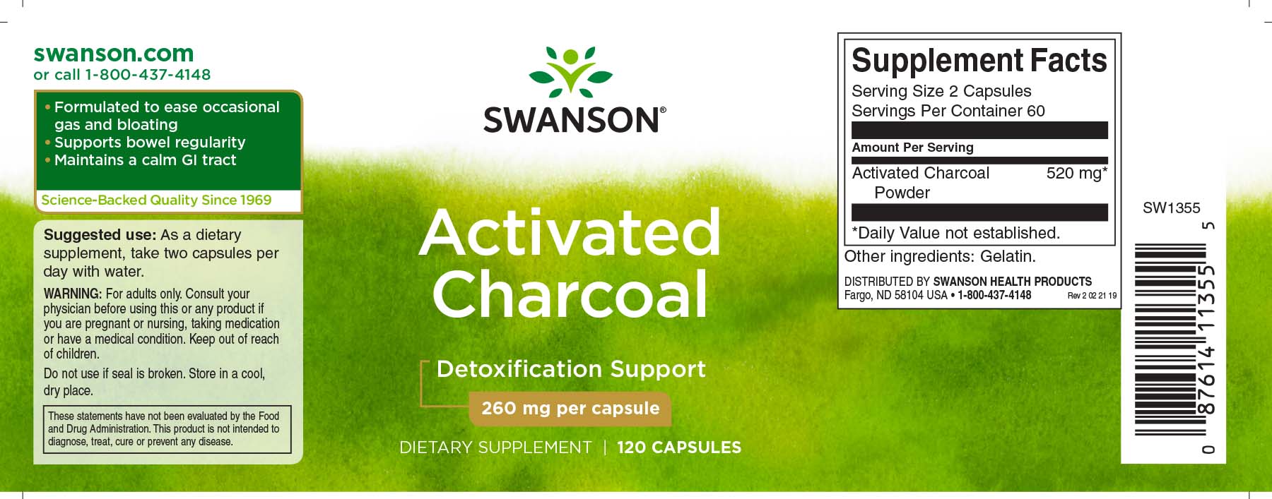 Swanson Activert Kull B - Atlan