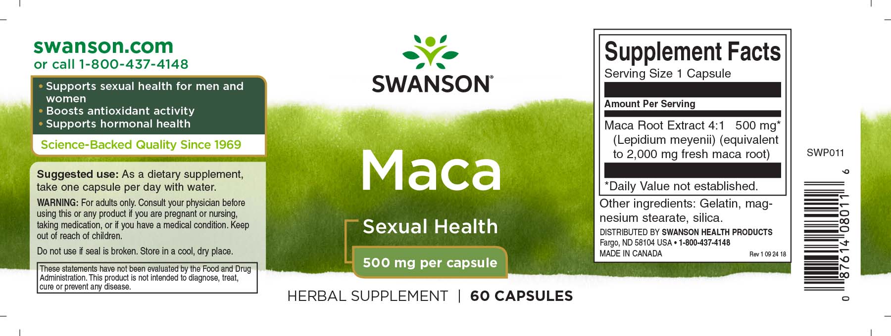 Swanson Maca B