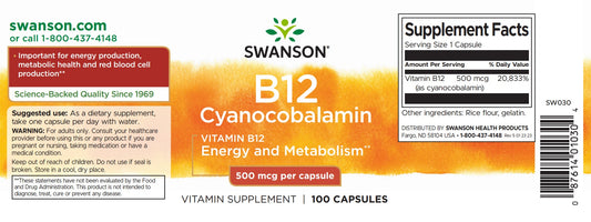 Vitamin B12 (cyanokobalamin) - Atlan