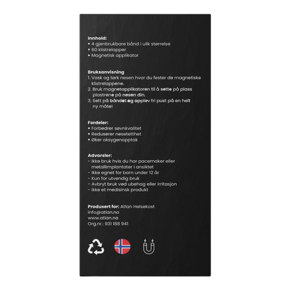 Magnetisk Nesestrips